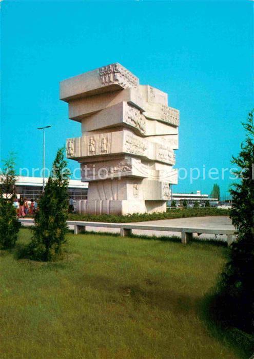 Szolnok Denkmal des 900jaehrigen Szolnok
