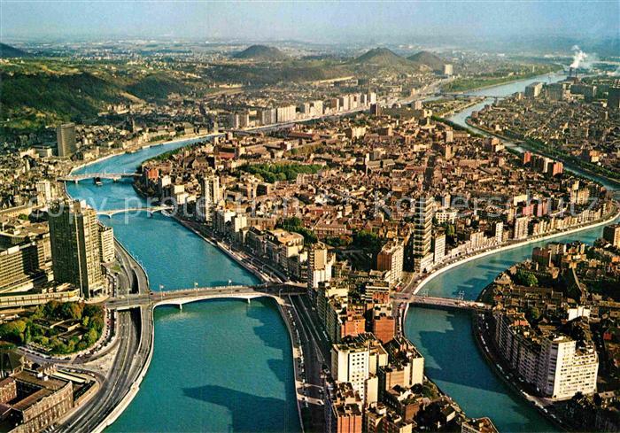 Liege Luettich Fliegeraufnahme