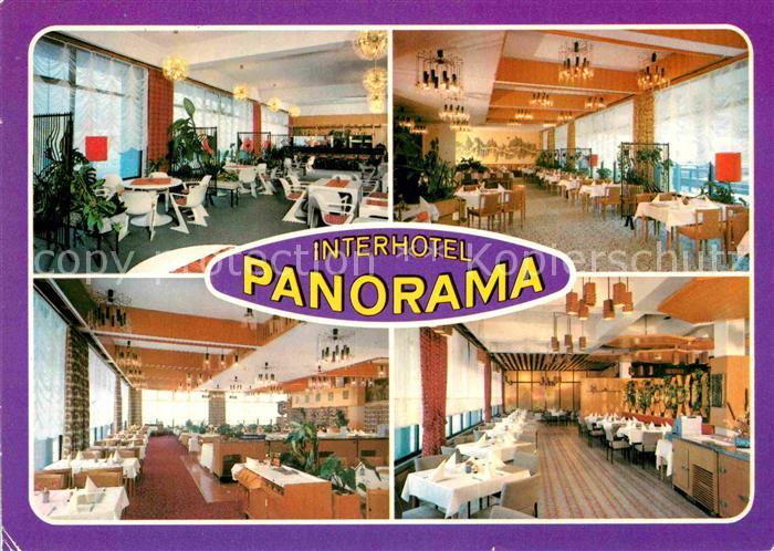 Oberhof Thueringen Interhotel Panorama Klubbar Restaurant Rennsteig und Thuering