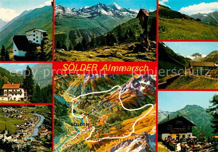 Soelden oetztal Soelder Alm Marsch Edelweisshuette Gampealm Rettenbachalm Gaisla