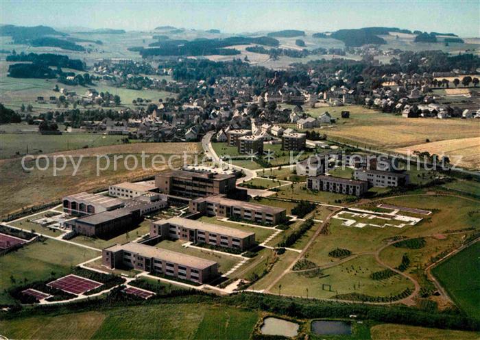 Bad Steben Jugendklinik Auental der BfA Fliegeraufnahme