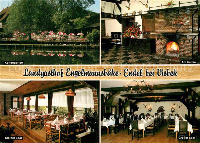 Endel Vechta Landgasthof Engelmannsbaeke Kaffeegarten Kamin Kleiner und Grosser