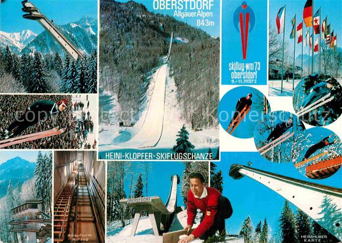 Oberstdorf Heini Klopfer Skiflugschanze Sprungturm Anlaufturm Aufzug