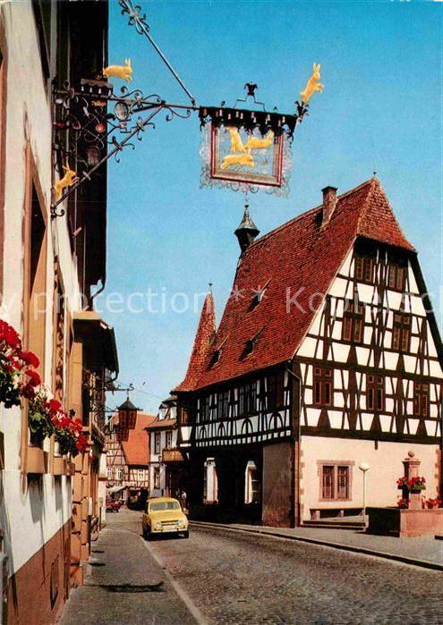 Michelstadt Gasthof Drei Hasen Rathaus