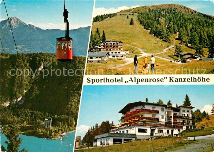 Kanzelhoehe Seilbahn Sporthotel Alpenrose