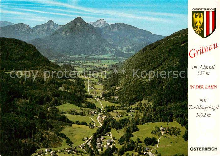 Gruenau Almtal Fliegeraufnahme