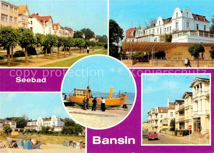 Bansin Ostseebad Promenade FDGB Erholungsheim Josef Orlopp Karl Marx Str Am Fisc