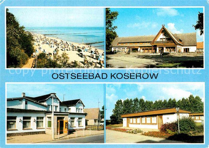 Koserow Ostseebad Usedom Strand Ferienobjekt Damerow FDGB Ferienheim Zentral