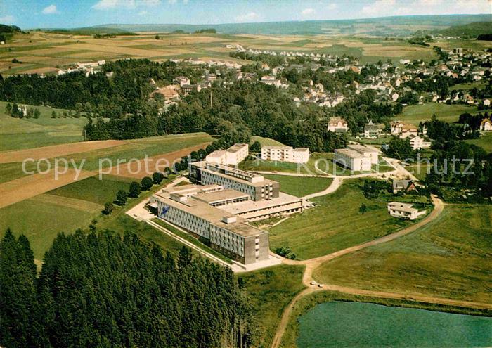 Bad Steben Sanatorium Franken der BfA Fliegeraufnahme