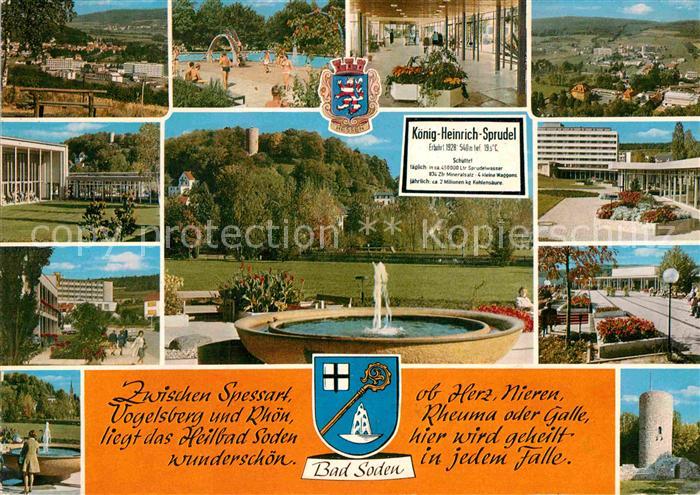 Bad Soden-Salmuenster Kuranlagen Koenig Heinrich Sprudel
