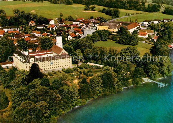 Bernried Starnberger See Kloster der Missions Benediktinerinnen Fliegeraufnahme