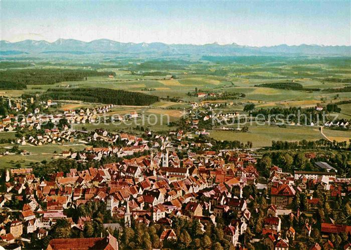 Wangen Allgaeu Fliegeraufnahme