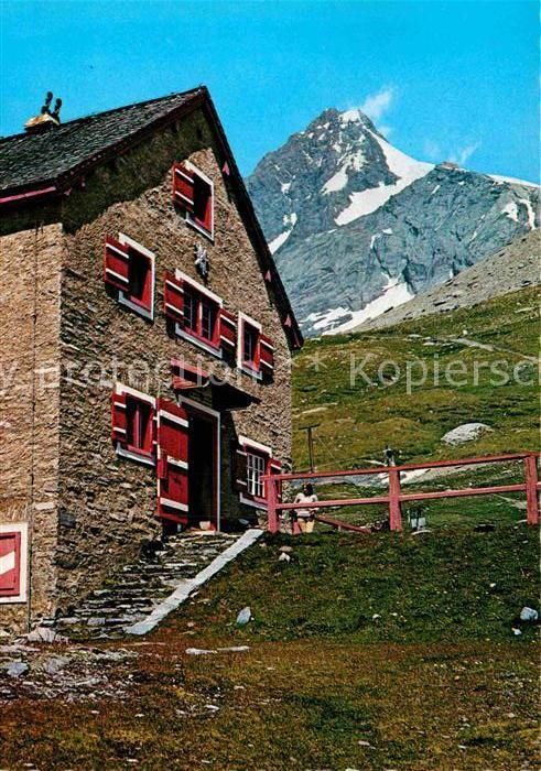 Salmhuette im obersten Leitertal mit Grossglockner