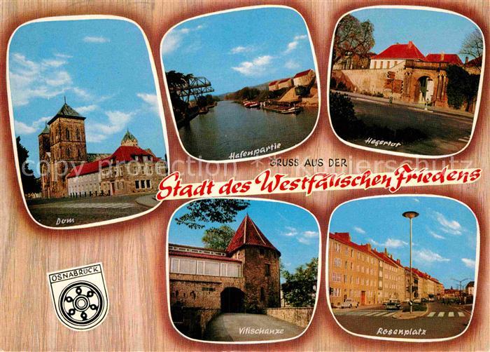 Osnabrueck Dom Hafenpartie Hegertor Vitischanze Rosenplatz