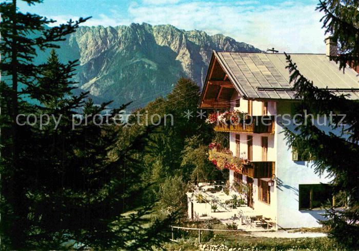 Walchsee Tirol Gasthof Fuchsgrub mit Kaisergebirge