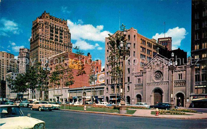 Detroit Michigan Washington Boulevard State Street