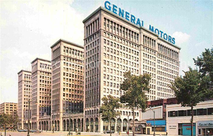 Detroit Michigan General Motors Building