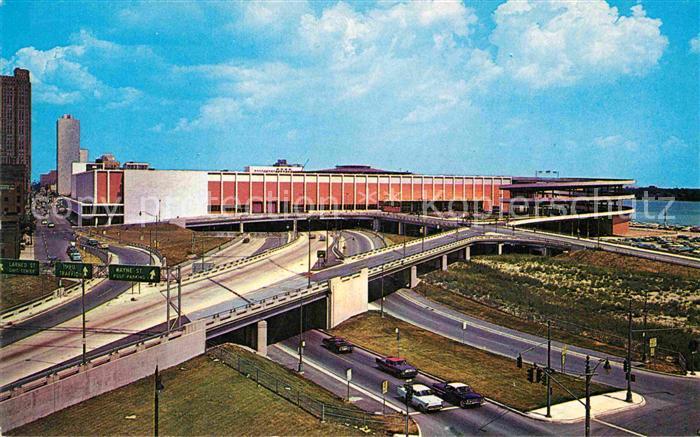 Detroit Michigan Cobo Hall Expressways