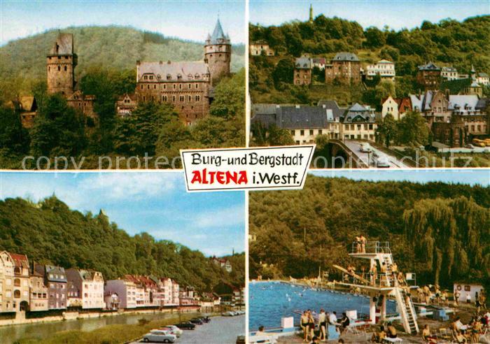 Altena Lenne Burg Schwimmbad