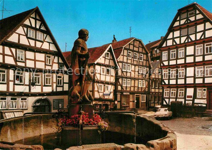 Schlitz Marktplatz St. Georgsbrunnen
