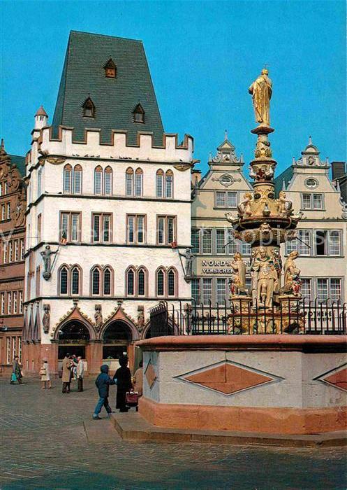 Trier Steipe Rote Haus Marktbrunnen