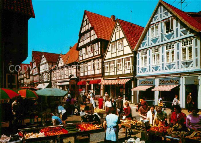 Celle Niedersachsen Fussgaengerviertel Markt