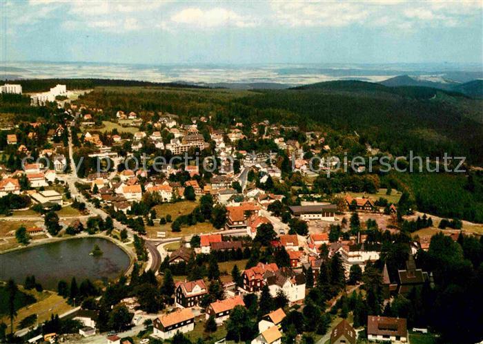 Hahnenklee-Bockswiese Harz Fliegeraufnahme