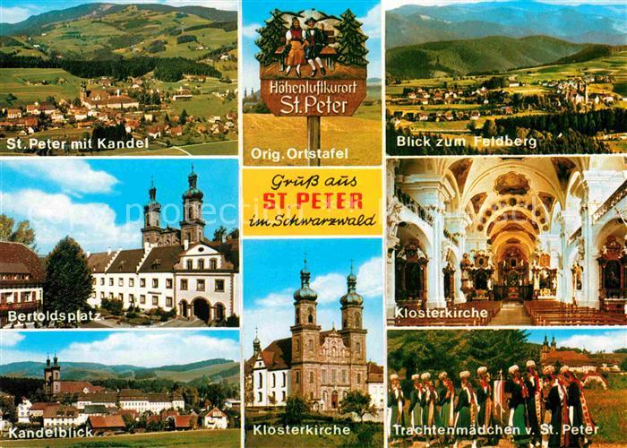 St Peter Schwarzwald Kandel Klosterkirche Trachten Bertoldsplatz