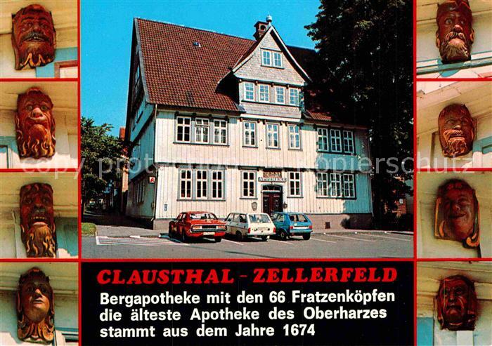 Clausthal-Zellerfeld Bergapotheke 66 Fratzenkoepfen