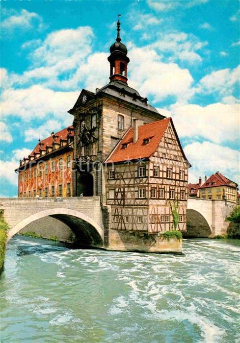Bamberg Altes Rathaus Regnitz