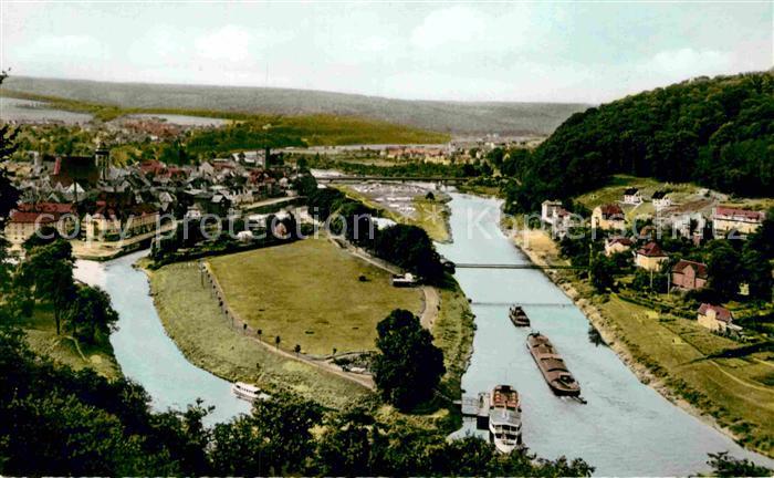 Hann. Muenden Dreifluessestadt Blick vom Dingelstedt Pressel Denkmal