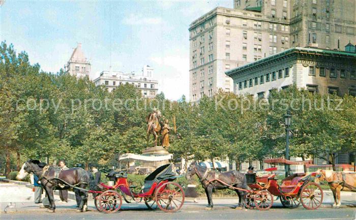 New York City Horse Drawn Carriages 59th Street Pferdekutschen