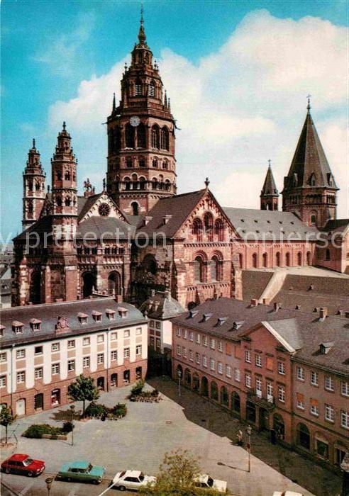 Mainz Rhein Leichhof und Dom