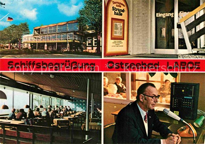 Laboe Schiffsbegruessung Strandhalle