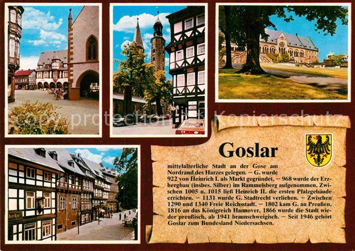 Goslar Ortspartien Fachwerk