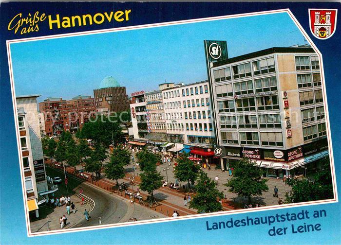 HANNOVER  CITY Georgstrasse mit Anzeigerhochhaus