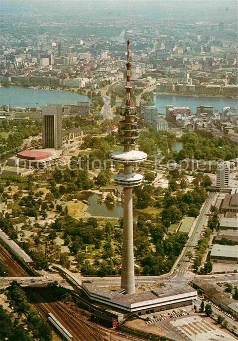 HAMBURG  CITY Fliegeraufnahme Fernsehturm
