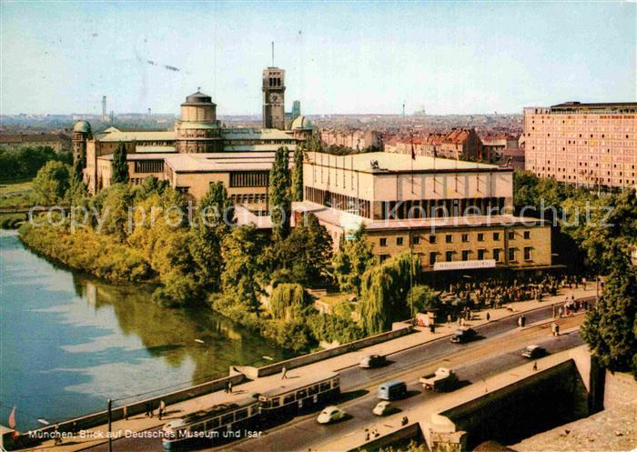 Muenchen Bayern Fliegeraufnahme Deutsches Museum