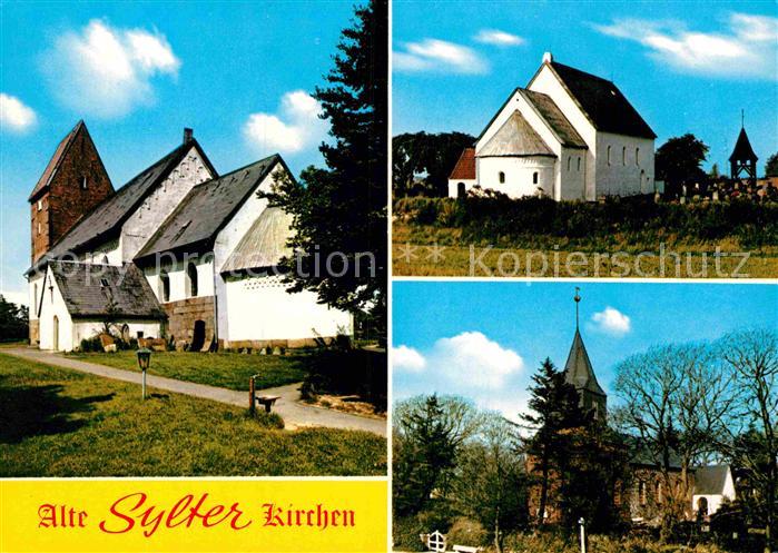 Keitum Sylt alte Sylter Kirchen Severin- Martin-, Nielskirche Morsum Westerland