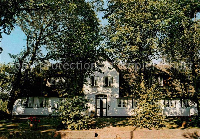 Keitum Sylt altes Reetdachhaus