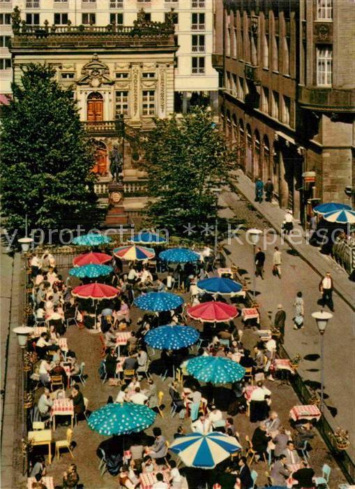 LEIPZIG Sachsen Messestadt Naschmarkt Alte Handelsboerse