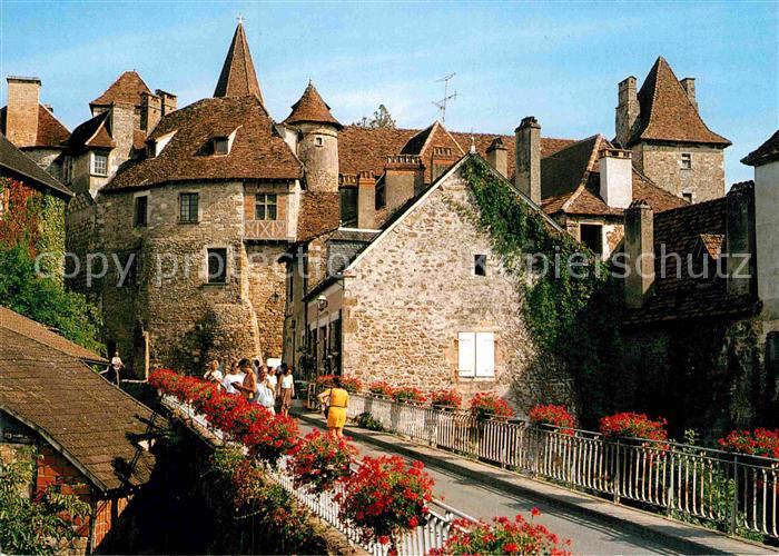 Carennac Village Brueckenpartie