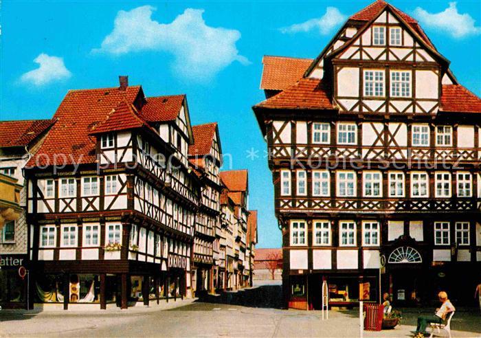 Hann. Muenden Lange Strasse Marktstrasse Fachwerk