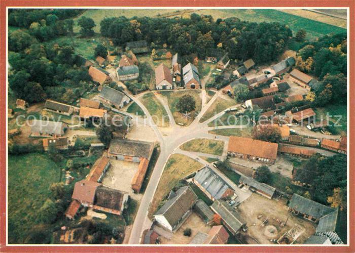 Luebeln Fliegeraufnahme Rundlingsdorf