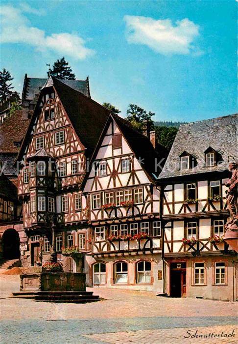 Miltenberg Main Marktplatz Fachwerk Schnatterloch