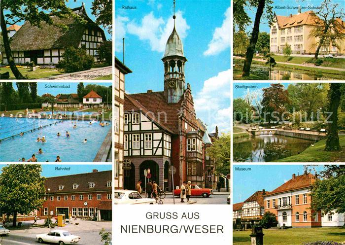 Nienburg Weser Rathaus Museum Freibad Albert-Schweizer-Schule