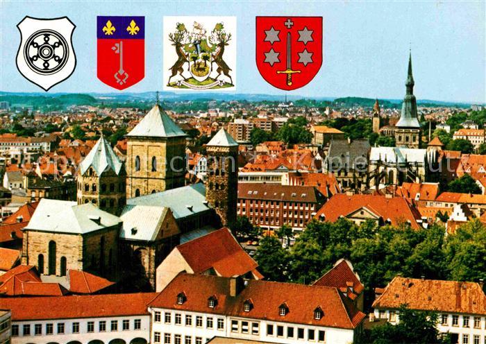 Osnabrueck Fliegeraufnahme Partnerstaedte Angers Derby Haarlem