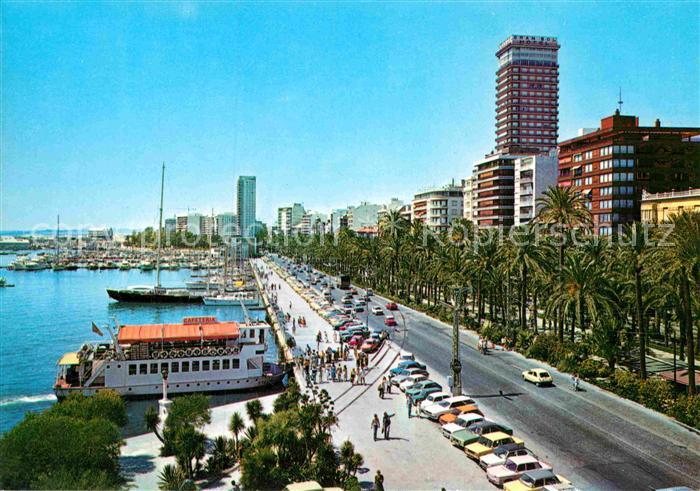 Alicante Puerto y Paseo de la Explanada
