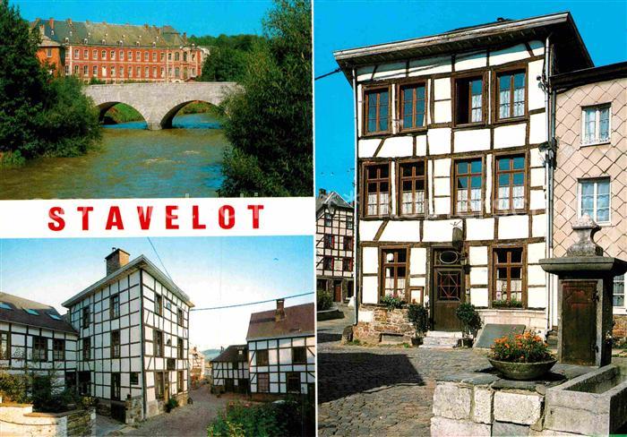 Stavelot Liege Bruecke Fachwerk