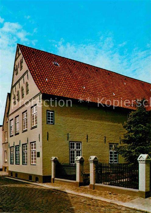 Husum Nordfriesland Stormhaus in der Wasserreihe